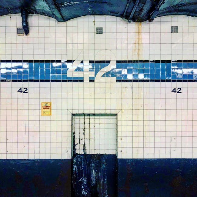 10 : img_8 - Subway station wall with number 42 representing the infrastructure and pricing tiers